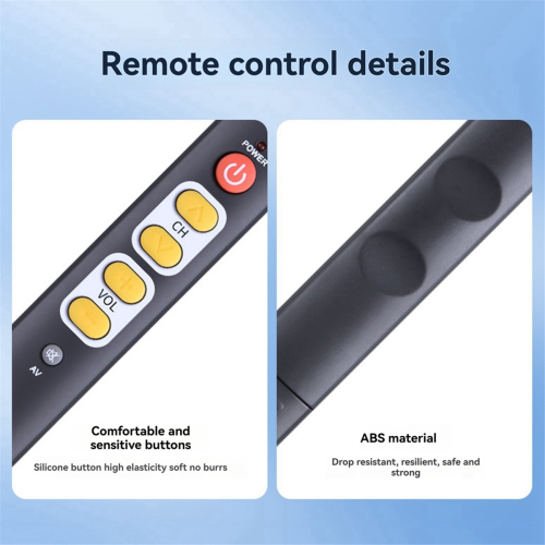 2PCS Universal 6-Button Smart Remote Control para TV, STB, DVD, DVB, VCR, A 2