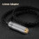 Female Jack Audio Plug 4.4mm 5Pole Metal Adapter for Headphone Silver 2