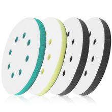 4-Pack 5-Inch Foam Sanding Pads for Orbital Sander – Dual-Sided Hook & Loop, 8-Hole Dust Extraction, 3 Hardness Levels