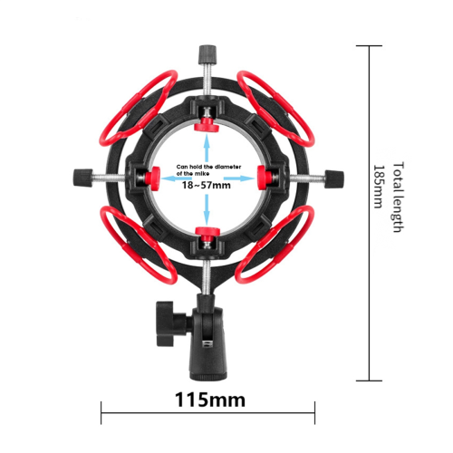 Universal Microphone Shock Mount Adjustable Microphone Stand 2