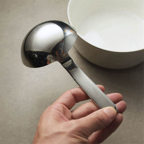 Stainless Steel Thickened Deep Soup Ladle Short Handle 2