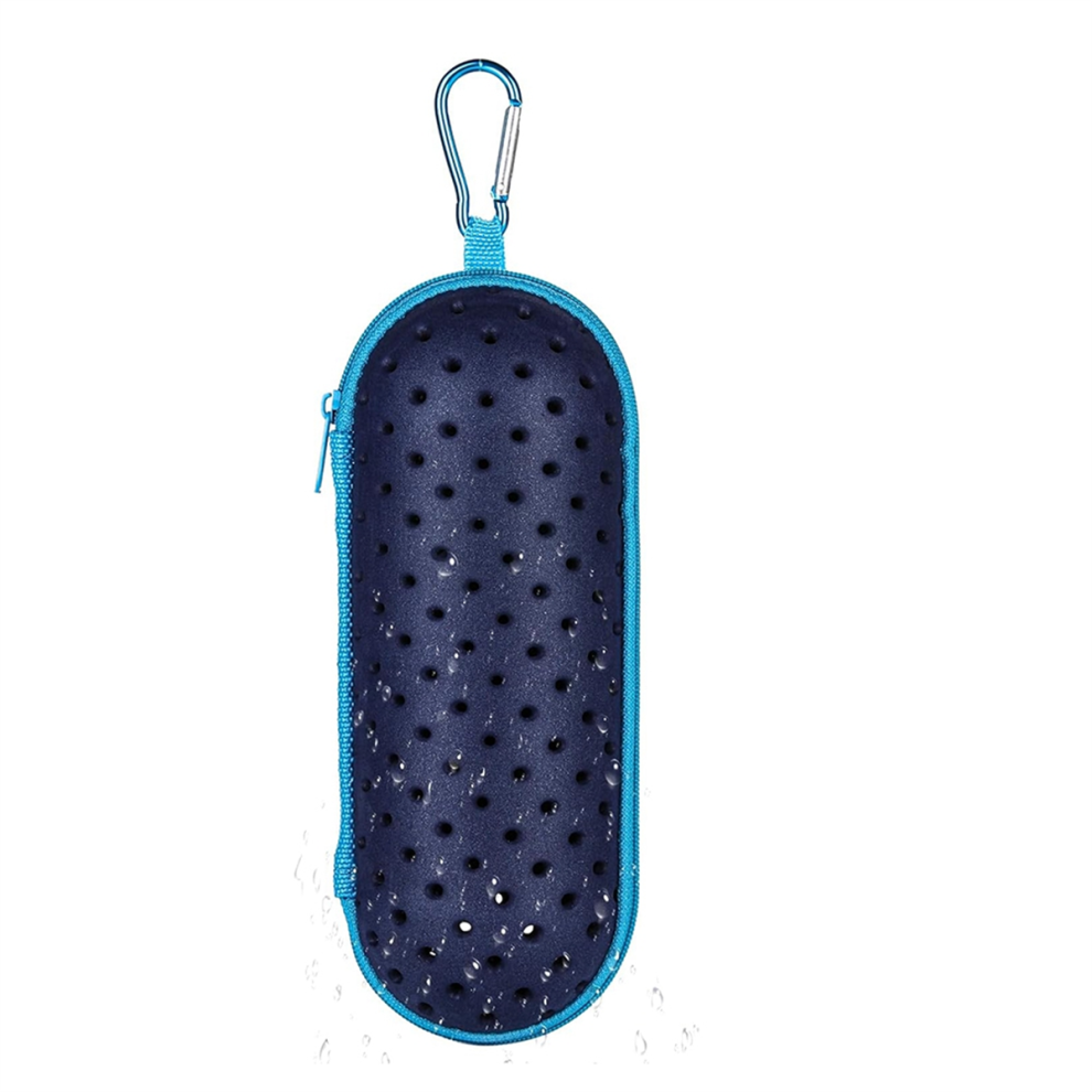Merkkitã¶N Blue Swim Goggle Case For Swimming Goggles, Eva Carrying Case