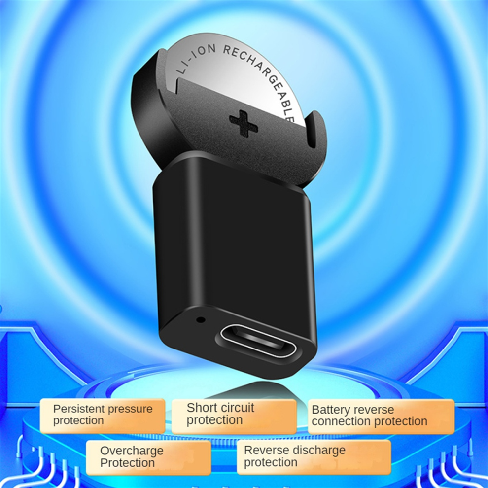 Type-C Lithium Coin Battery Charging For Lir2032 Batteries,With Cable 4852214059390