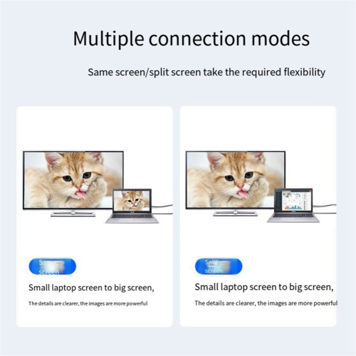 Type-C naar HDMI-compatibele USB3.1 4K HDTV-kabel 2M 2