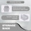 3-dimensional Storage Box Household Storage Box 30L 6