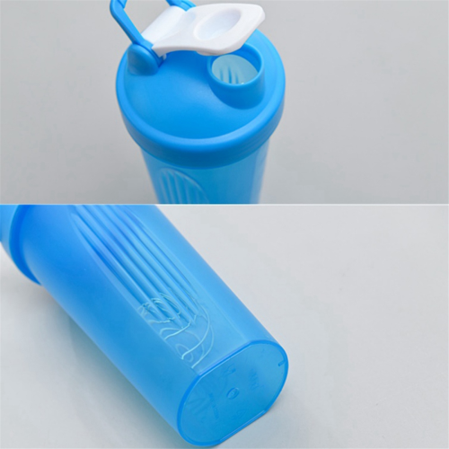 Shaker Cup Sports Portable Convenient Stirring Cup Pink 2