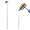 Slanting Fine Line Paint Pen Set 0,7/0,5/0,4mm Heavy Fine Brass Tip 2