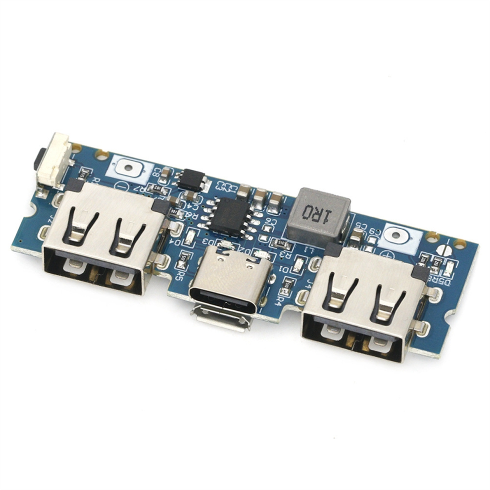 Photos - Other for Computer Micro-USB/Type-C 5V 2.4A Dual USB 18650 Boost Battery Charger Board A
