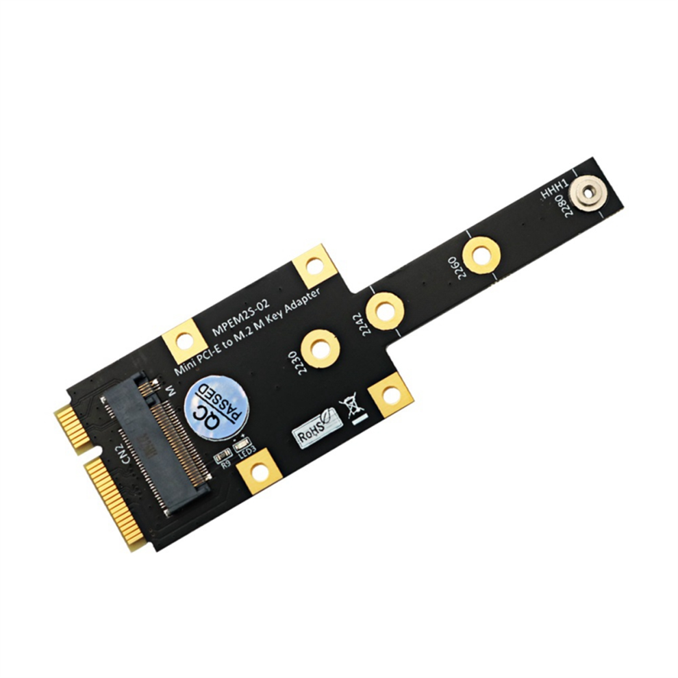 Mini PCI-E to M.2 M Key Adapter Mini PCIExpress to NVME SSD Converter-image-OPC-PG9QTNS-NEW