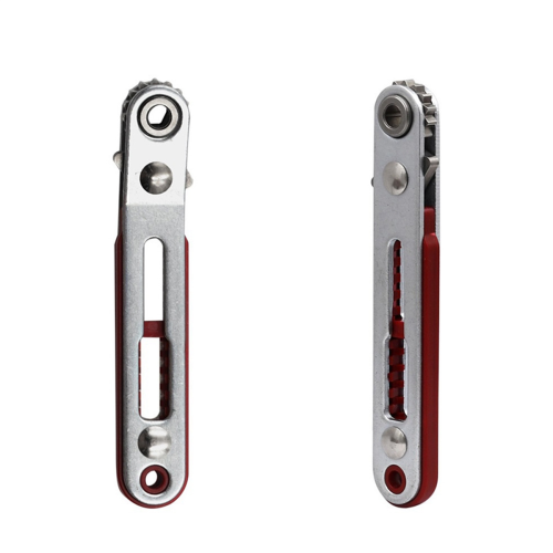 Mini Ratchet Wrench 1/4Inch Drive Socket Hex Screwdriver Bit Straight 1