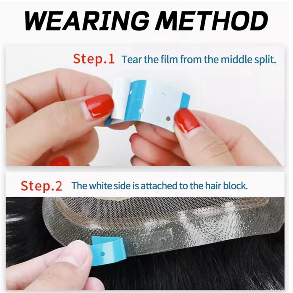 Merkkitã¶N Unisex Not,Specified 36Pcs Wig Tape Strips Waterproof Double-Sided Wig Tape