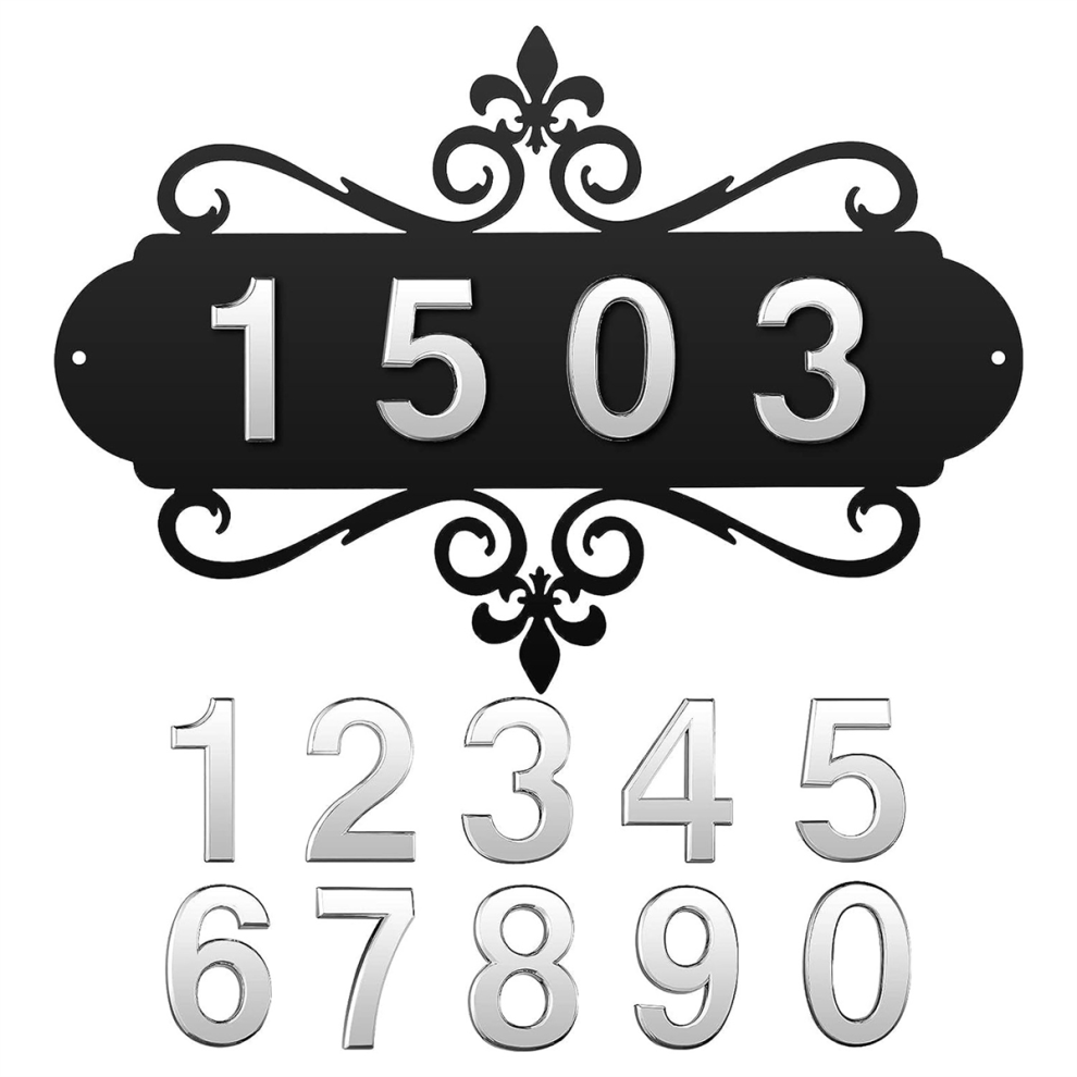 Plaques d'adresse de maison, panneau d'adresse, numéro de boîte aux lettres personnalisé