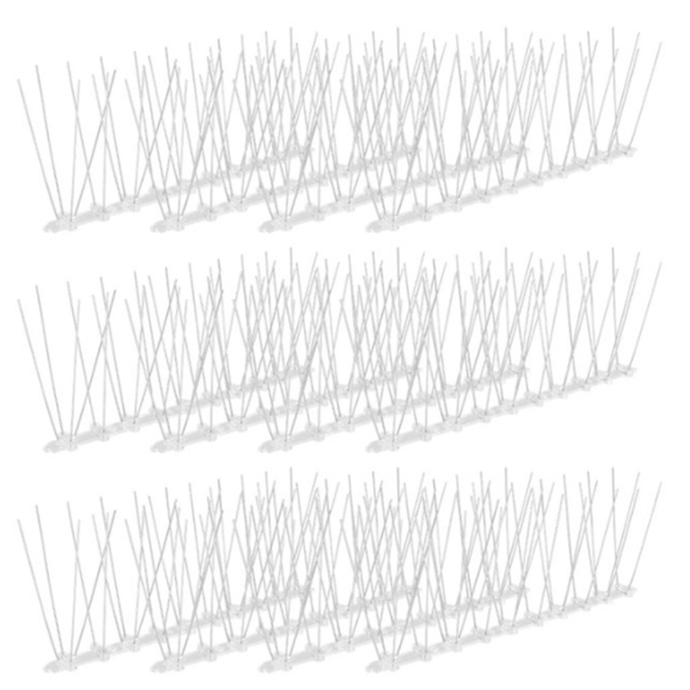 12Pcs Anti-Bird Fence Bird Nail Set, Spikes To Prevent Climbing 4852214065278