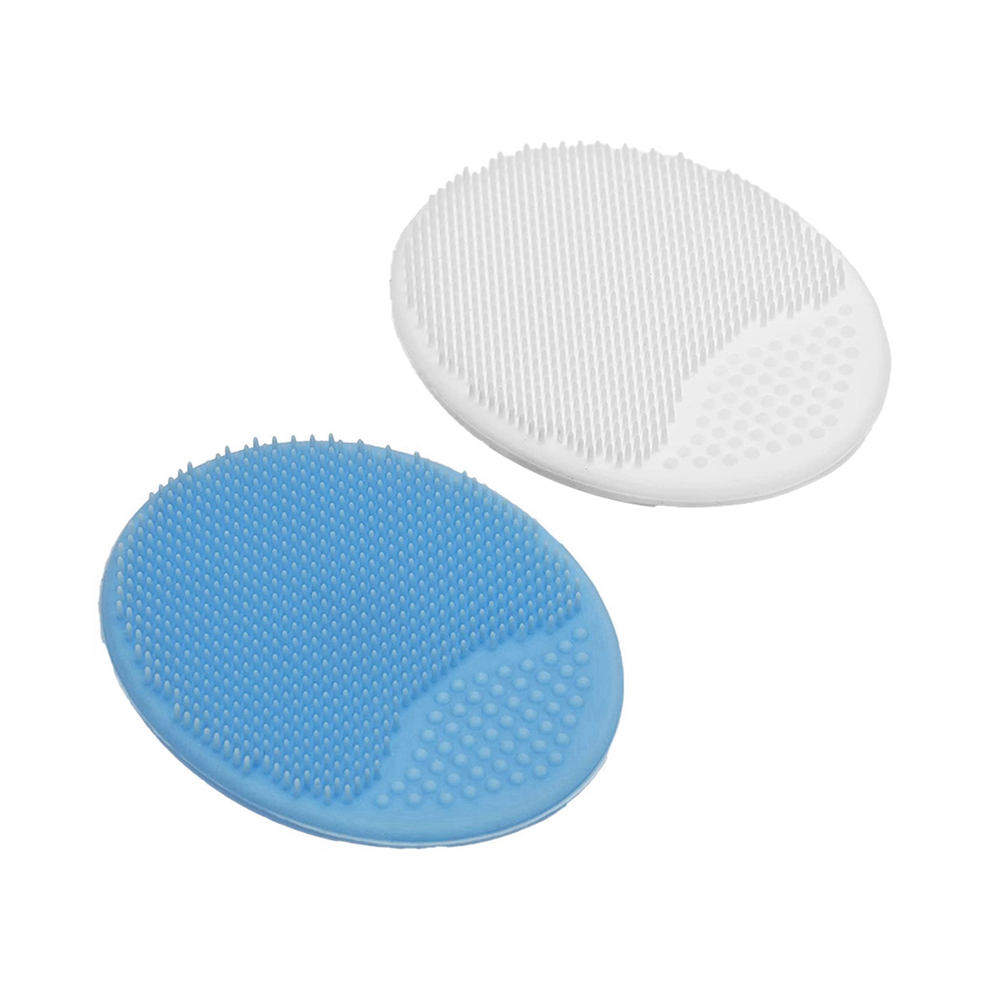 Exfoliating And Massaging Cradle Cap Bath Brushes 2 Pack Blue/White Merkkitön