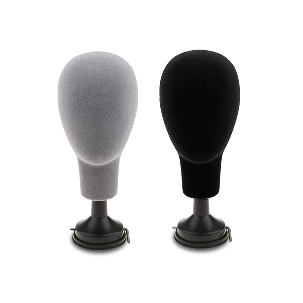 Merkkitã¶N Unisex Mannequin Model Wigs Cap Glasses Flocking Foam Male Female