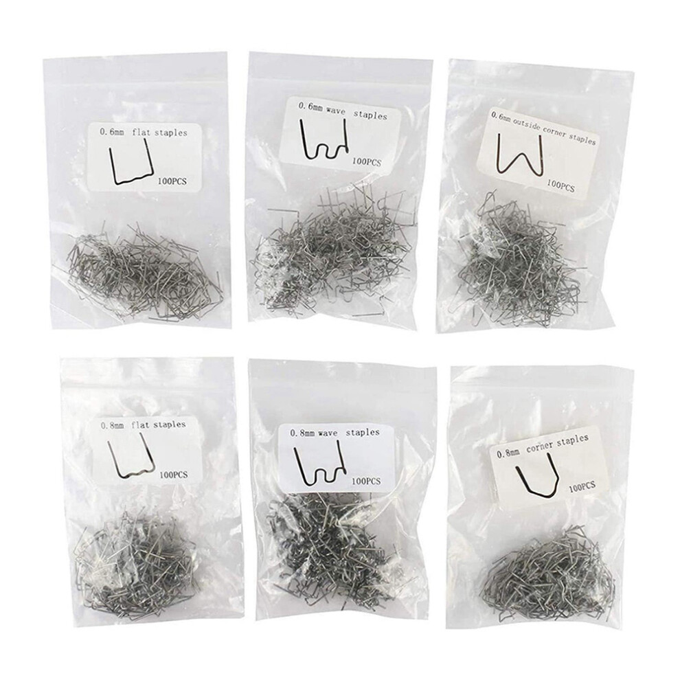 600Pcs Staples For Hot Stapler Set Bumper Repair Staples Welding Clip 4852214075376
