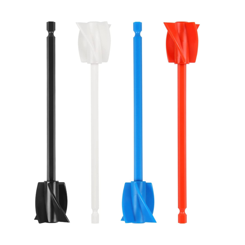 4Pack Resin Mixer Paddles,Epoxy Mixer Attachment for Drill