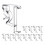 Clear Blind Clips 2 ιντσών για Valance, Hidden Valance Clips (12 Pieces) 1