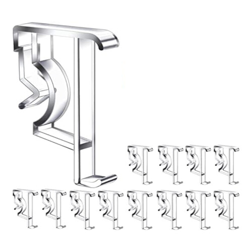 Clear Blind Clips 2 ιντσών για Valance, Hidden Valance Clips (12 Pieces)