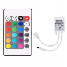 24 Tasten Fernbedienung + DC12V LED Controller RGB Control Box