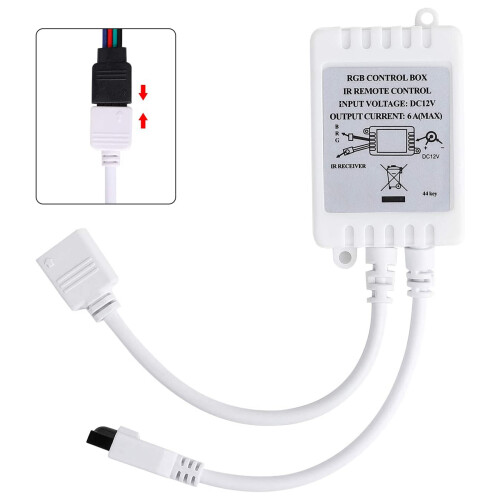24 Tasten Fernbedienung + DC12V LED Controller RGB Control Box 2