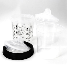 1 conjunto de copo de tinta descartável de 600 CC, tipo tanque de mistura de tinta