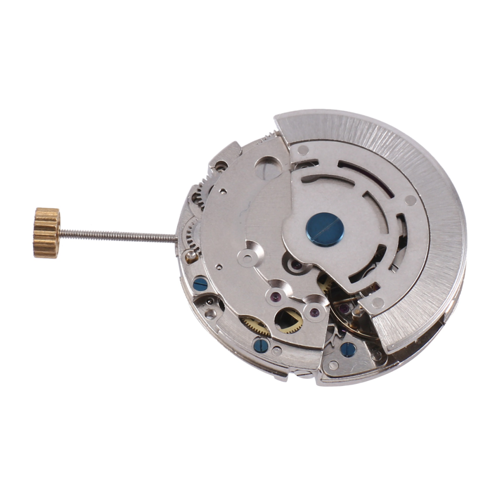 Merkkitön 8215 Movement Watch Movement Automatic Mechanical 3 Point Position Silver