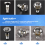 Lâmpada de lava E14 R39 30W Refletor Spot Light Lâmpadas 1Pcs 4