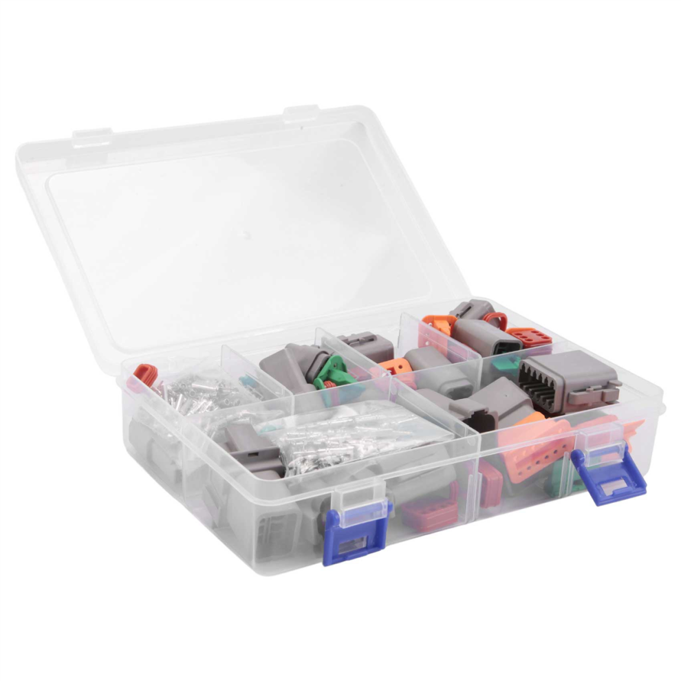 Connecteur de fil électrique, 8 jeux de 2, 3, 4, 6, 8 et 12 broches pour Deutsch