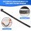Ring Sizer, with Magnifying Glass, Plastic Finger Belt 1-17 US Size 3