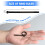 Ring Sizer, with Magnifying Glass, Plastic Finger Belt 1-17 US Size 2