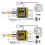 Mini Power Hub Power Distribution Board PDB with BEC 5V & 12V 3