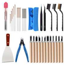 35-teiliges Werkzeugset für 3D-Drucker, Entgratungswerkzeug, Reinigungs- und Entfernungswerkzeug