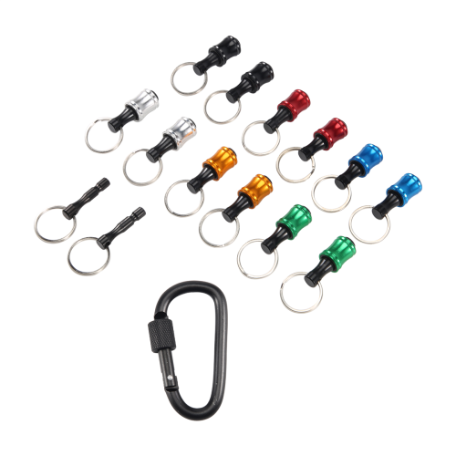 12Pieces Keychain Extension Bar Screwdriver Bit Holder Socket Adapter 2