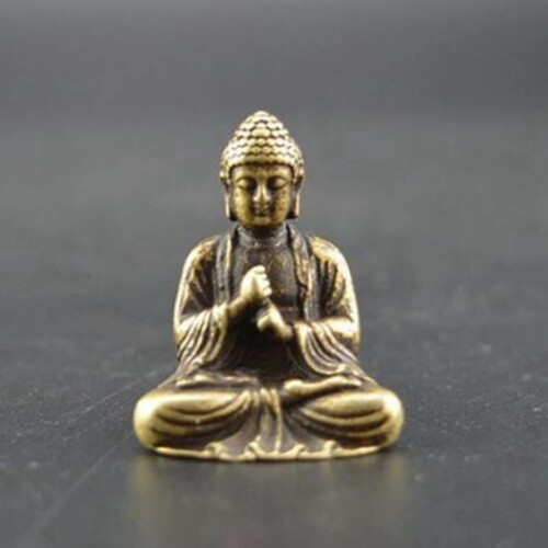 Mini Buddha Statue Bronze Buddha Statue Chinese Buddhism Pure 1