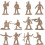 360Pcs/Set 1/72 DIY Simulation Plastic Soldiers Figurine Figures 2