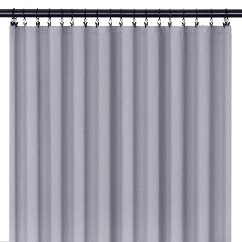42 Pack Openable Curtain Rings with Clips, 1 Inch Interior Diameter, 1