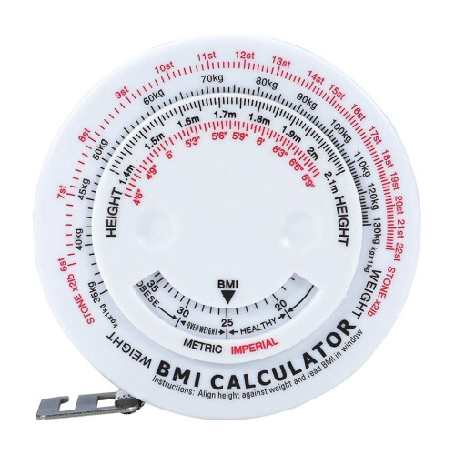 Runder BMI-Tester für die Taille und das Körpergewicht