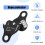 Safety Climbing Protective Ascender 220LB Rope Grip,Black 7