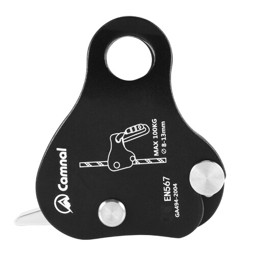 Safety Climbing Protective Ascender 220LB Rope Grip,Black 2