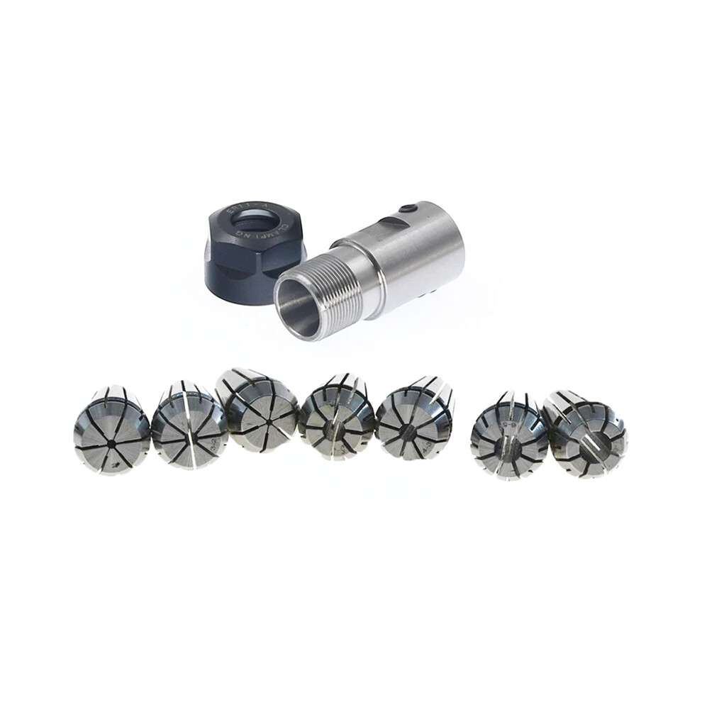 1 Set C25 ER20 14Mm + 7Pcs 3 -12Mm Spannzange Motor Welle VerläNgerung-image