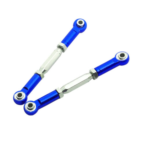 2Pcs Metal Adjustable Steering Linkage Servo Link Pull Rod,3 1