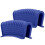 Silicone Pan Handle Cover Ear Clip Cast Iron Handle Holder,Blue,2PCS 1