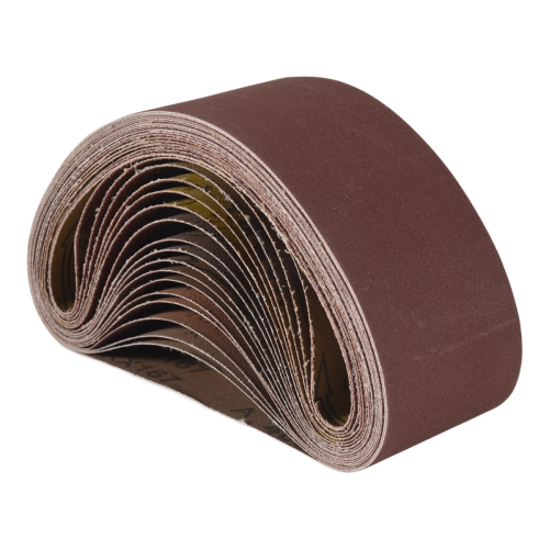 Pacote com 18 cintas de lixa 3X21 polegadas (75X533 mm) cinta de lixa de alumínio 2