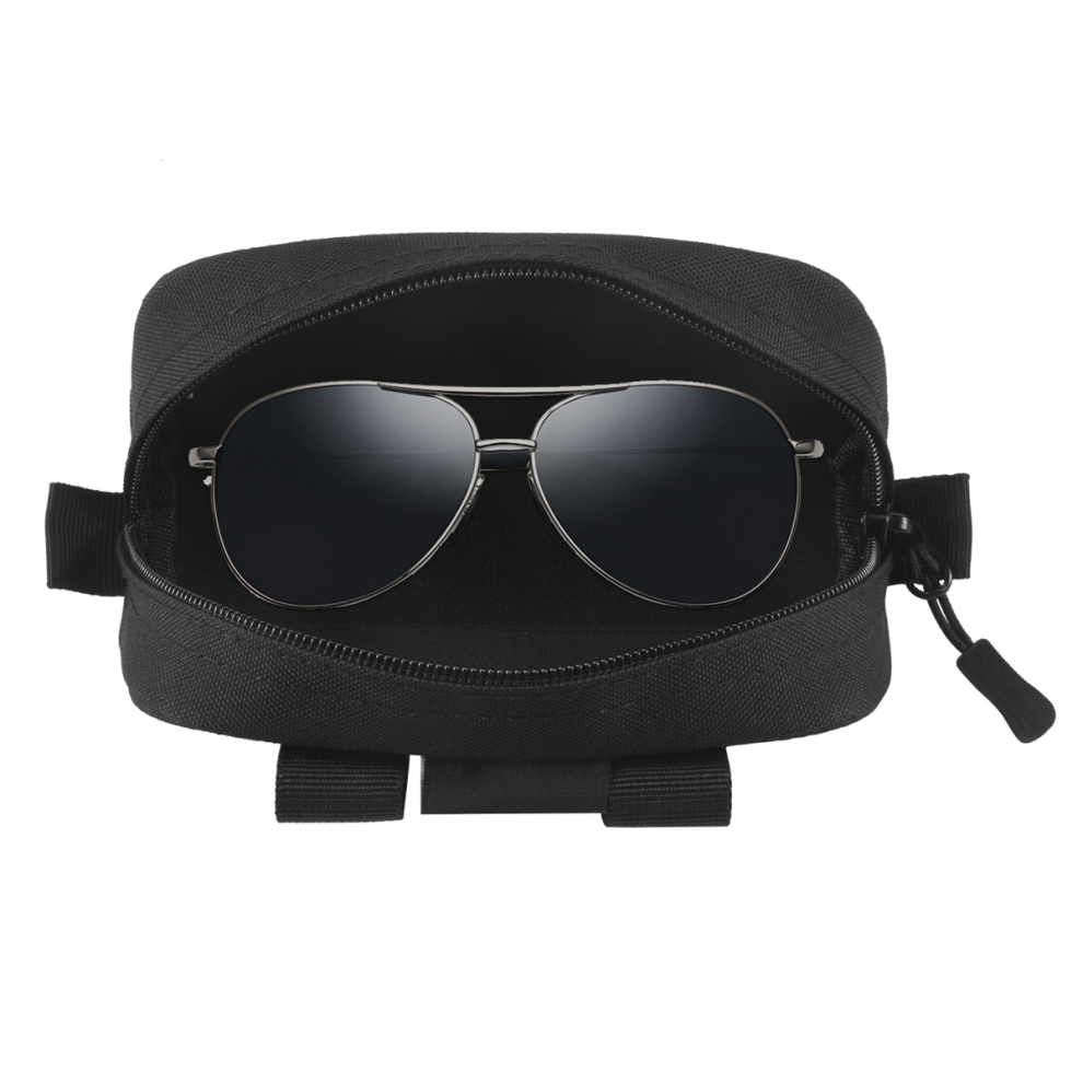 Merkkitã¶N Nylon Eyeglasses Hard Case Anti-Shock Molle System Sunglasses Pouch