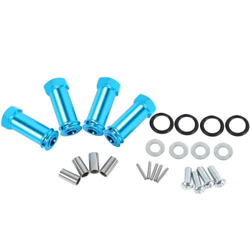 Προσαρμογέας επέκτασης αλουμινίου 12Mm Hex Hub 24Mm για 1/18 Blue 2
