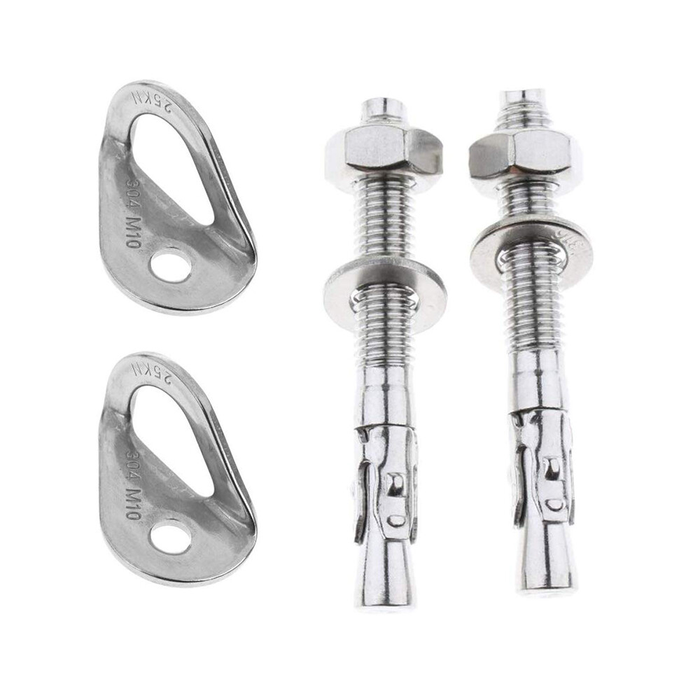 4Pcs 25Kn 304 Stainless Steel Anchor Hanger Rock Climb Screw 4852214097200
