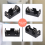 5x1/2AA 14250 Battery Storage Clip Box Case Holder 3.6V 7