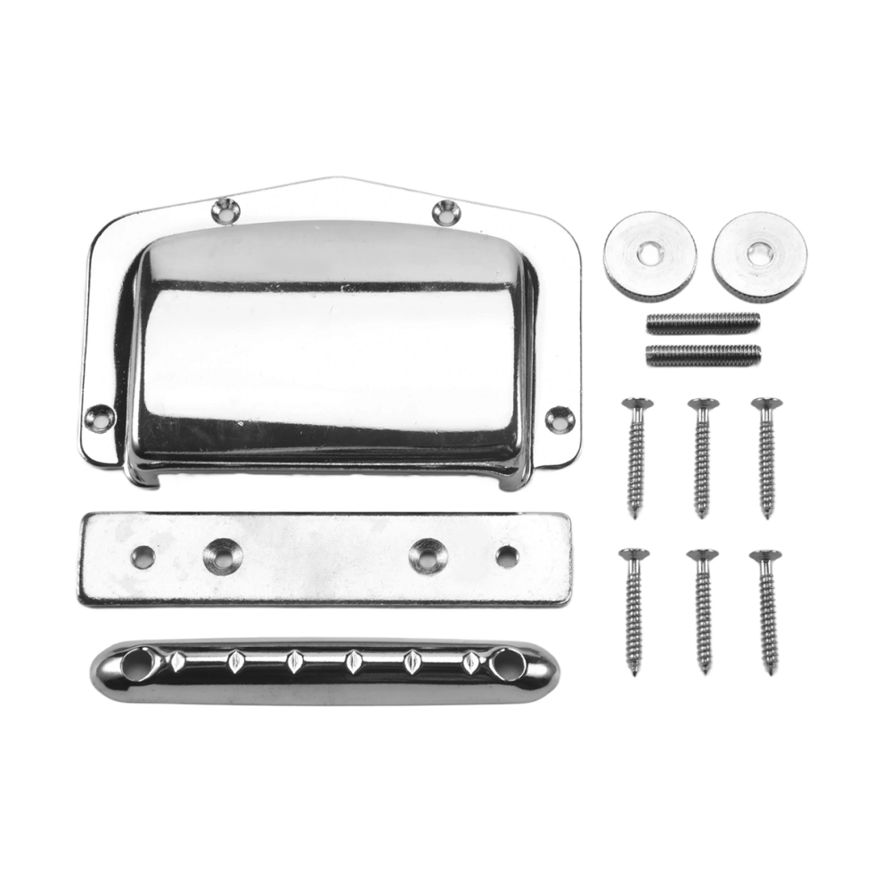 1 Set Vaste Verstelbare Brug Staartstuk Voor Teisco Harmony Kay Gitaar-image