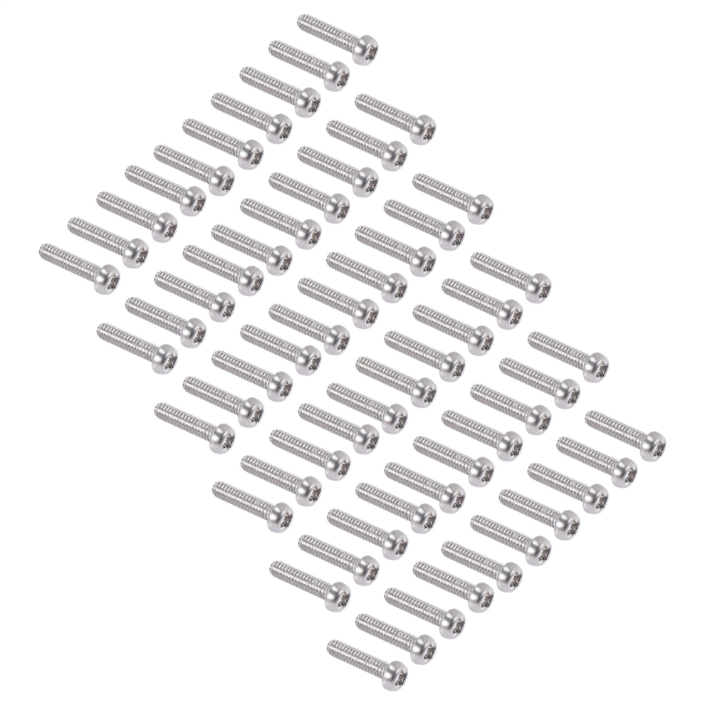 M2 X 8Mm 304 Stainless Steel Pan Screws Bolt 60Pcs 4852214005106